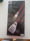 Chefs Basics Select 3 Piece Stainless Steel Bbq Set Retails $24.00. Fixed Price $20.00.