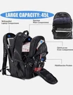 Sosoon Laptop Backpack With Usb Charging Port 45L Large Lightweight Black. Fixed Price $49.99.