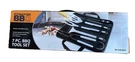 Pitmaster Bbq Stainless Steel 7-PIECE Tool Set, New Box W/ Case. Fixed Price $21.75.