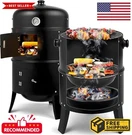 Charcoal Bbq Grill 3IN1 Outdoor Vertical Smokers Portable Meat Cooker 17.. Fixed Price $52.72.