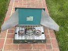 Vtg Bernzomatic Aqua Dual 2 Burner Propane Camp Cook Stove Made In Usa!. Fixed Price $34.95.