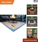 67"X60" Fire Pit With Reflective Edging - Ultimate Outdoor Safety Solution. Fixed Price $77.99.