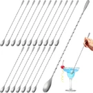 Lallisa 18 Pcs 12 Inches Bar Spoons Stainless Steel Mixing Spiral Patt.... Fixed Price $48.36.