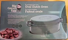 Big Green Egg Enameled Cast Iron Oval Dutch Oven 117670 Outdoor Cooking Pot -new. Fixed Price $180.00.