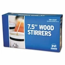 500 Royal Coffee Stirrers 7 1/2" Long Woodgrain Beverage Sticks New. Fixed Price $17.95.
