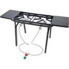 Bayou Classic 110,000 Btu Propane Gas Dual Burner Patio Stove Steel Outdoor. Fixed Price $373.65.