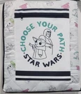 Star Wars Mandalorian Picnic Blanket Tote Choose Your Path Grogu 72" X 60". Fixed Price $34.99.