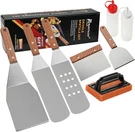 8PCS Professional Griddle Accessories Kit - Heavy Duty Stainless Steel Grill Spa. Fixed Price $144.81.