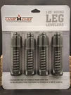 Camp Chef 1.25 Round Leg Levelers Fits Most Stoves And Tables 4PK Black. Fixed Price $10.99.