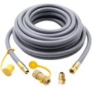 48 Feet 1/2-INCH Natural Gas Hose With Quick Connect Fitting For Bbq Grill Pi.... Fixed Price $105.30.