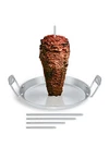 Concord Stainless Steel Vertical Pastor Skewer With Plate For Outdoor Bbq .... Fixed Price $65.18.