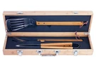 Custom Engraved Bbq Tool Set Bamboo Grilling Box Personalized Chef Gift Birthday. Fixed Price $59.88.