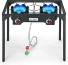 High Pressure Double Propane Burner Outdoor Camping Stove With 0-20 Psi. Fixed Price $169.50.