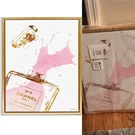 Stupell Industries Chanel No. 5 Perfume Bottle Canvas Wall Art Gold Frame 17X21. Fixed Price $54.99.