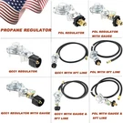 2 Stage Propane Regulator QCC1/POL Connector For Rv Camp Stove Gas Grill Heater. Fixed Price $31.99.