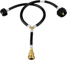 Mcampas Propane Splitter Hose Adapter - Dual Tank Two Way QCC1 Regulator Inlet. Fixed Price $38.05.