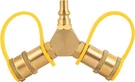 Rv Camper Propane Quick Y Splitter Adapter For Hose Connector Bbq Grill. Fixed Price $22.41.