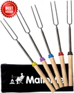 5 Packs Smores Sticks 32" Long Marshmallow Roasting Kit Campfire Cooking Us. Fixed Price $17.99.