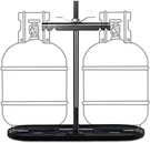 Rv Dual Propane Tank Cylinder Rack For Camper And Travel Trailer 20LB Tan.... Fixed Price $38.40.