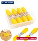 16PCS/8 Pairs Yellow Corn Holders,peouwnes Stainless Steel Cob. Fixed Price $17.48.