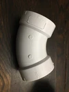 Nibco In. Pvc Dwv 45-DEGREE Hub X Elbow Pipe Fitting White C4806HD2. Fixed Price $13.99.