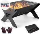 Camping Campfire Grill, Portable Folding Charcoal Grills, Backpacking Bbq. Fixed Price $57.80.