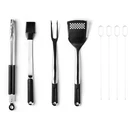 Hexclad 8-PIECE Bbq Grill Tool Set With 18" Spatula, Locking Tongs,.... Fixed Price $110.17.