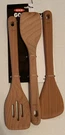 Oxo Good Grips 3 Piece Kitchen Wooden Turner Set Large Comfortable Handle New Tg. Fixed Price $29.00.