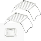 Folding Campfire Grill Grate 304 Stainless Steel For Camping Bbq Pit. Fixed Price $26.99.