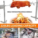 45W Motor Rotisserie Bbq Grill Roaster Spit Rod Camping Chicken Pig Lamb 220LBS. Fixed Price $179.99.