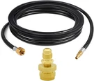 Joywayus 12 Feet Low Pressure Propane Quick Connect Extension Hose With Ft. Fixed Price $28.88.