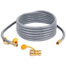 Gaspro 24 Ft 1/2" Id Natural Hose, Low Pressure Lpg Feet, Gray. Fixed Price $84.99.