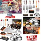 Complete 29-PIECE Teppanyaki Spatula And Grilling Tools Set For Home Chefs. Fixed Price $56.97.