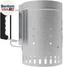 Charcoal Grill Chimney Starter With Release Trigger For Quickly Lighting. Fixed Price $38.00.
