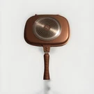 Cooks Companion Copper Ceramic Square Grill Pan, Non-stick Easy Clean. Fixed Price $21.00.