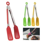 Set Of 6 Heatresistant Kitchen Cooking Tongs: Made With Nylon And Silicone Fea. Fixed Price $9.94.