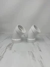 Lot Of Nibco In. Pvc 45-DEGREE Hub X Elbow Pipe Fittings C4808HD2. Fixed Price $13.60.