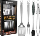 4PC Heavy Duty Grill Tools Set - Professional Bbq Accessories For Outdoor Use. Fixed Price $30.60.