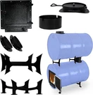 Sonret Double Barrel Stove Kit 30-55 Gal Drum Wood Burning Heater Door. Fixed Price $184.99.