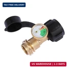 Propane Tank Pressure Gauge QCC1 Refill Adapter W/ Valve For Grill Gas. Fixed Price $13.99.