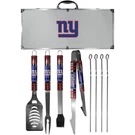 Nfl Siskiyou Sports Fan Shop New York Giants Steel Tailgater Bbq Set W/case 8.... Fixed Price $186.42.