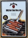 Jim Beam Bbq Hot Dog Roller * Heavy Duty Stainless Steel W/ Wood Handle New. Fixed Price $25.77.