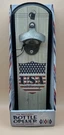 Wemco Brotherly Bottle Opener With Cap Catcher Wood Flag Logo Scuff On Top. Fixed Price $19.99.