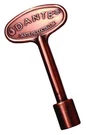 Dante Universal Valve Key, 3IN., Antique Copper. Fixed Price $13.95.