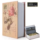 Decorative Book Safe Box With Combination Lock, Vintage Faux Code, Rose. Fixed Price $24.69.