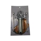 Us 1 Pc Stainless Steel Seasoning Marinade Injector Gun Flavor Needle Meat Bbq. Fixed Price $13.09.