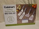 Cuisinart 5 Piece Stainless Steel Bbq Tool Set Griddle Or Grill. Fixed Price $22.33.