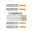 Kabob Grilling Baskets - Bbq Accessories Set Of 4 With 12' St... Fast Ship. Fixed Price $38.99.