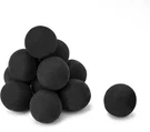 Ceramic Fireplace Balls, Set Of 12 Round Stones For Indoor And Outdoor. Fixed Price $121.99.