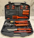 Gourmet Traditions 19 Pc Kitchen Tool Set W Heavy Duty Travel Case And Free Ship. Fixed Price $68.99.